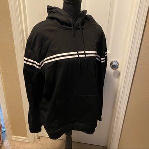 Black Men’s Zyia Thick cotton hoodie sweatshirt